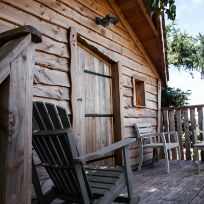 Cabane sur pilotis - gite insolite en Morbihan